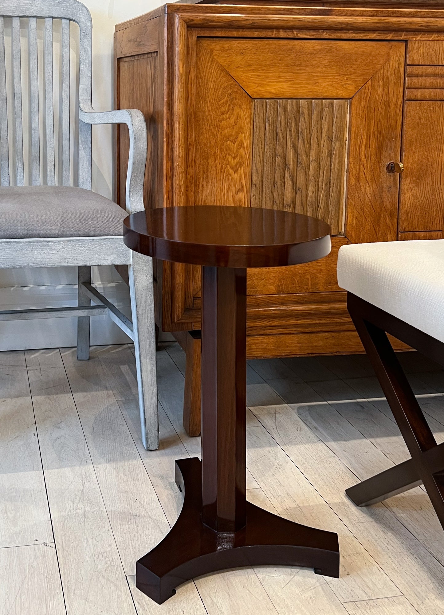 Mahogany Gueridon Drinks Table