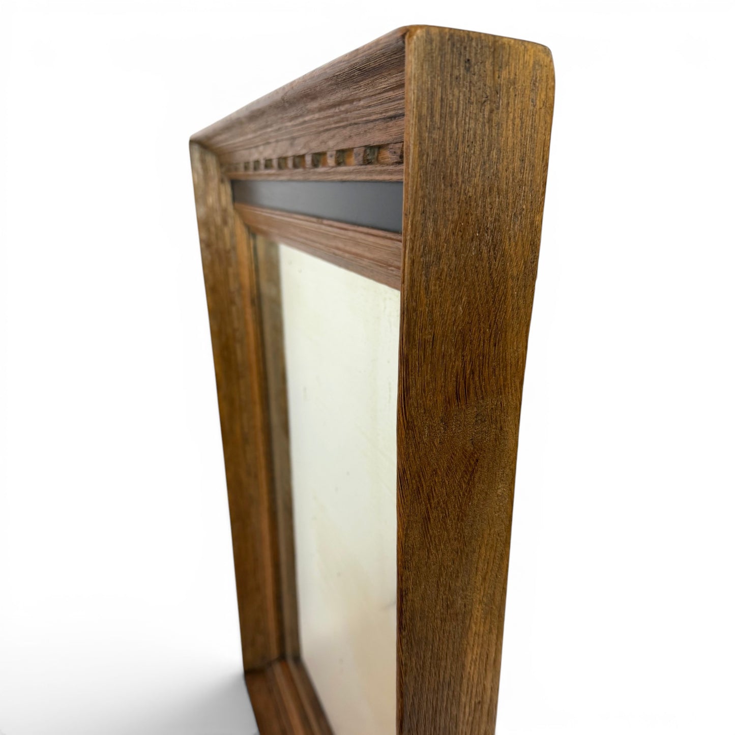 French Carved Oak Mirror circa 1940