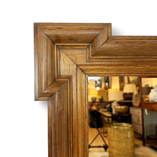 French Oak Mirror, circa 1890