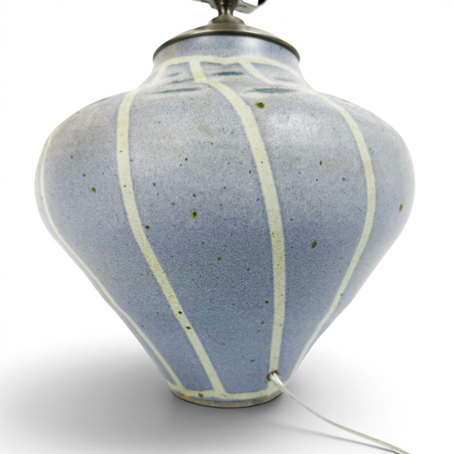 Light Blue Handmade Ceramic Table Lamp