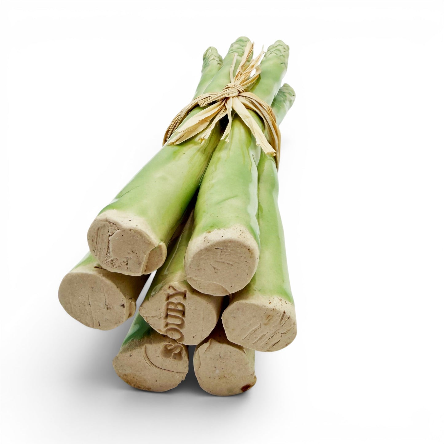 Bunch of Handmade Ceramic Asparagus