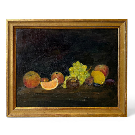 French Still Life Painting of Fruit circa 1900