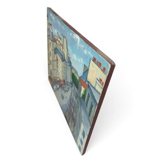 Painting of Rue de Montmartre