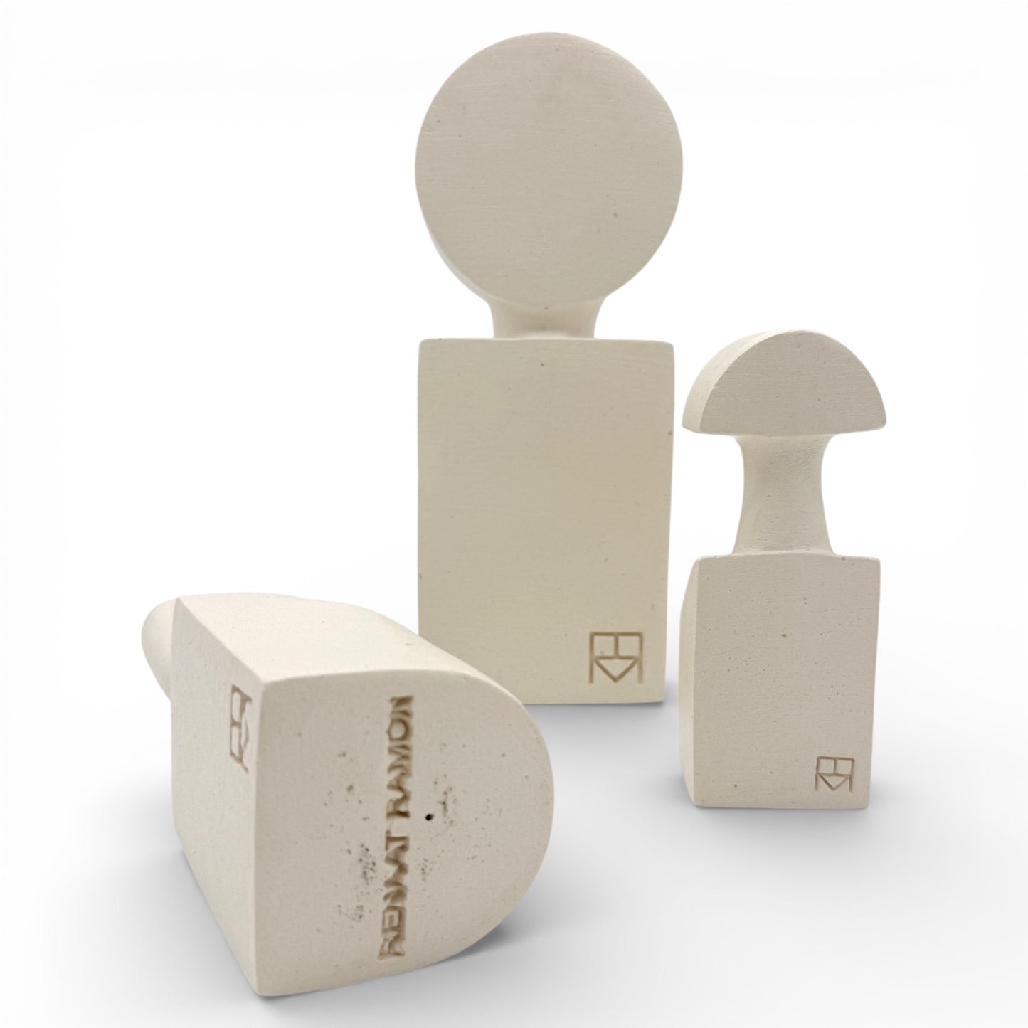 “The Muses” Ceramic Sculptures - Set of Three