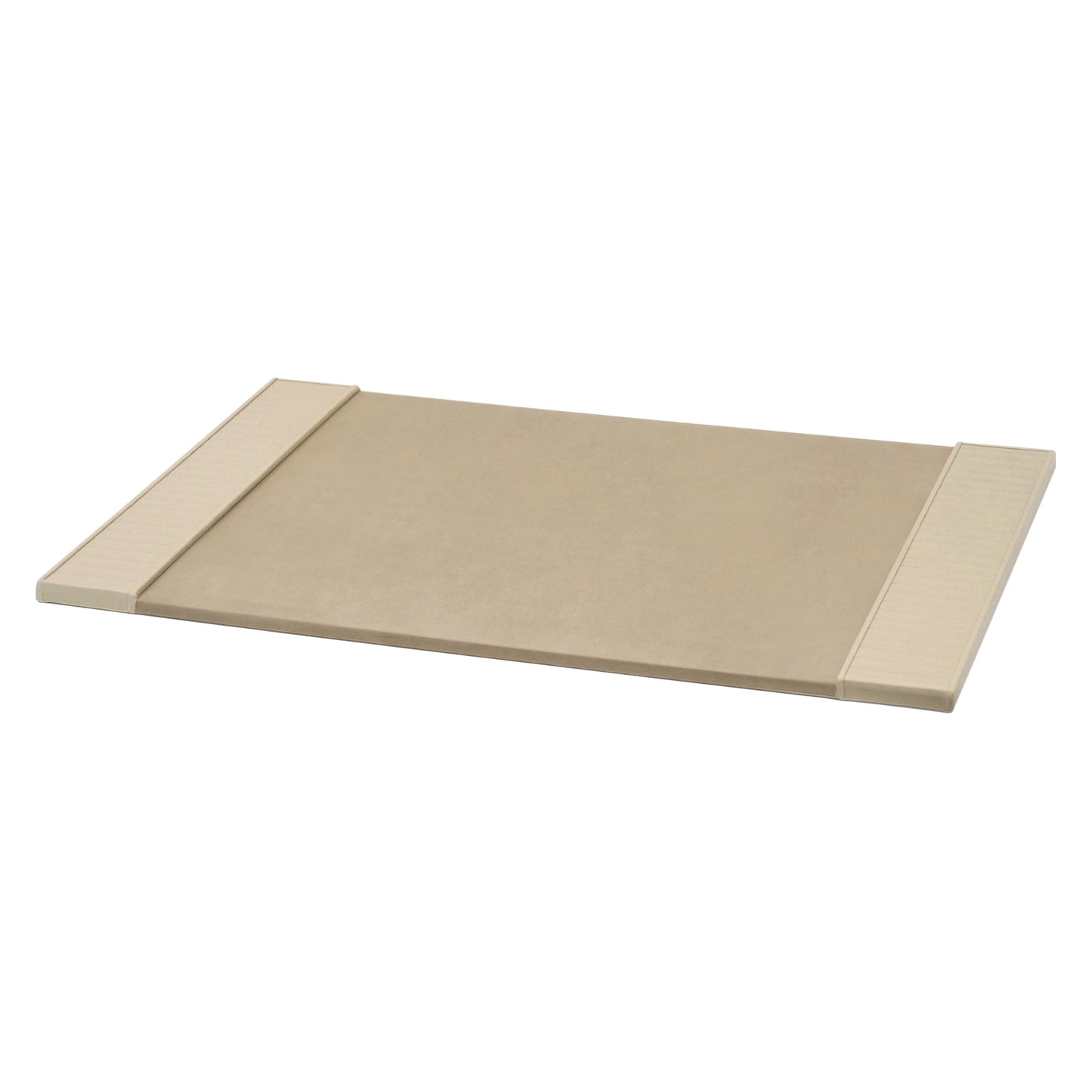 Ivory Leather and Suede Desk Blotter