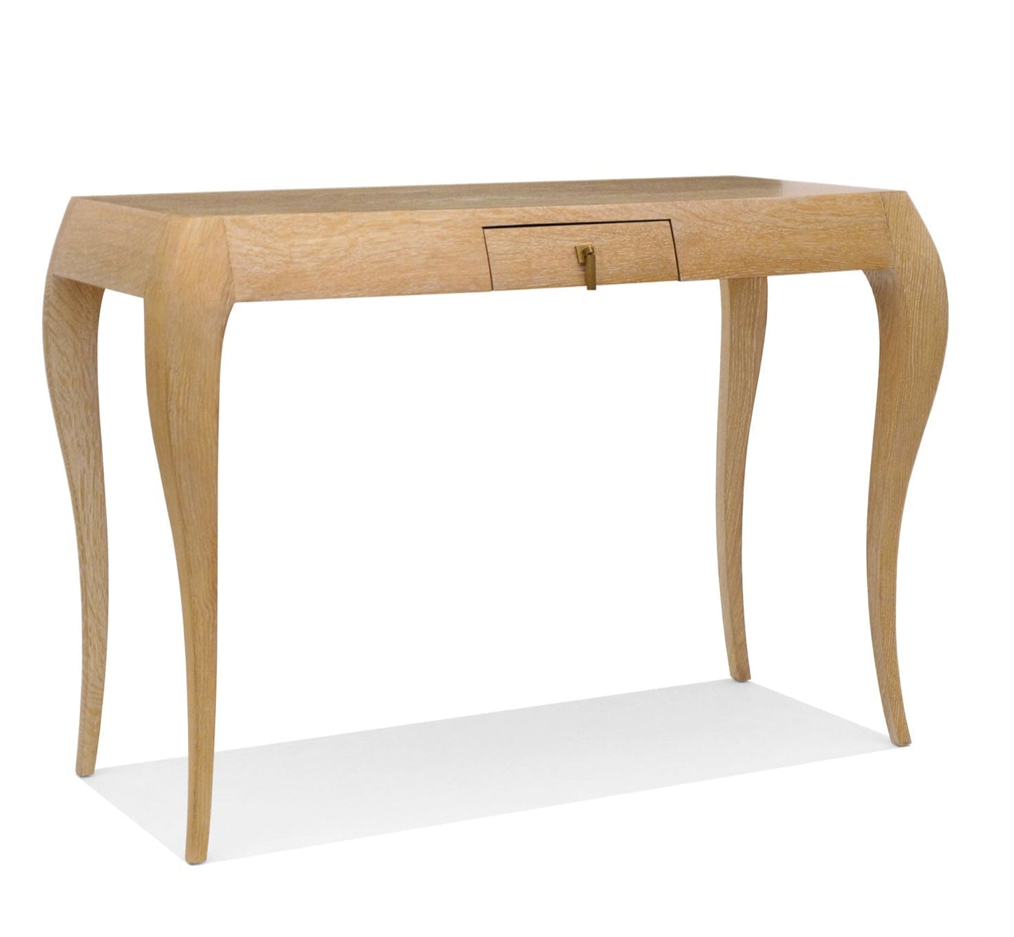 French Cerused Oak Console Table