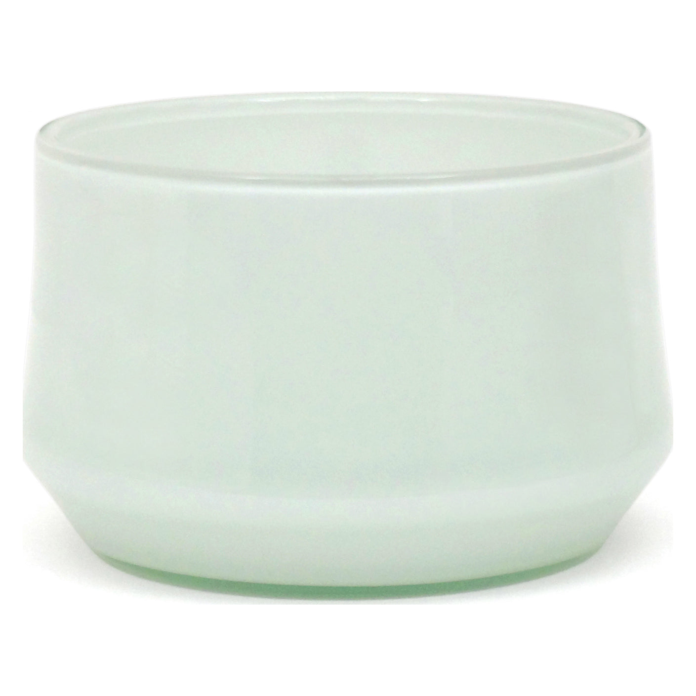 Hand Blown White Glass Bowl