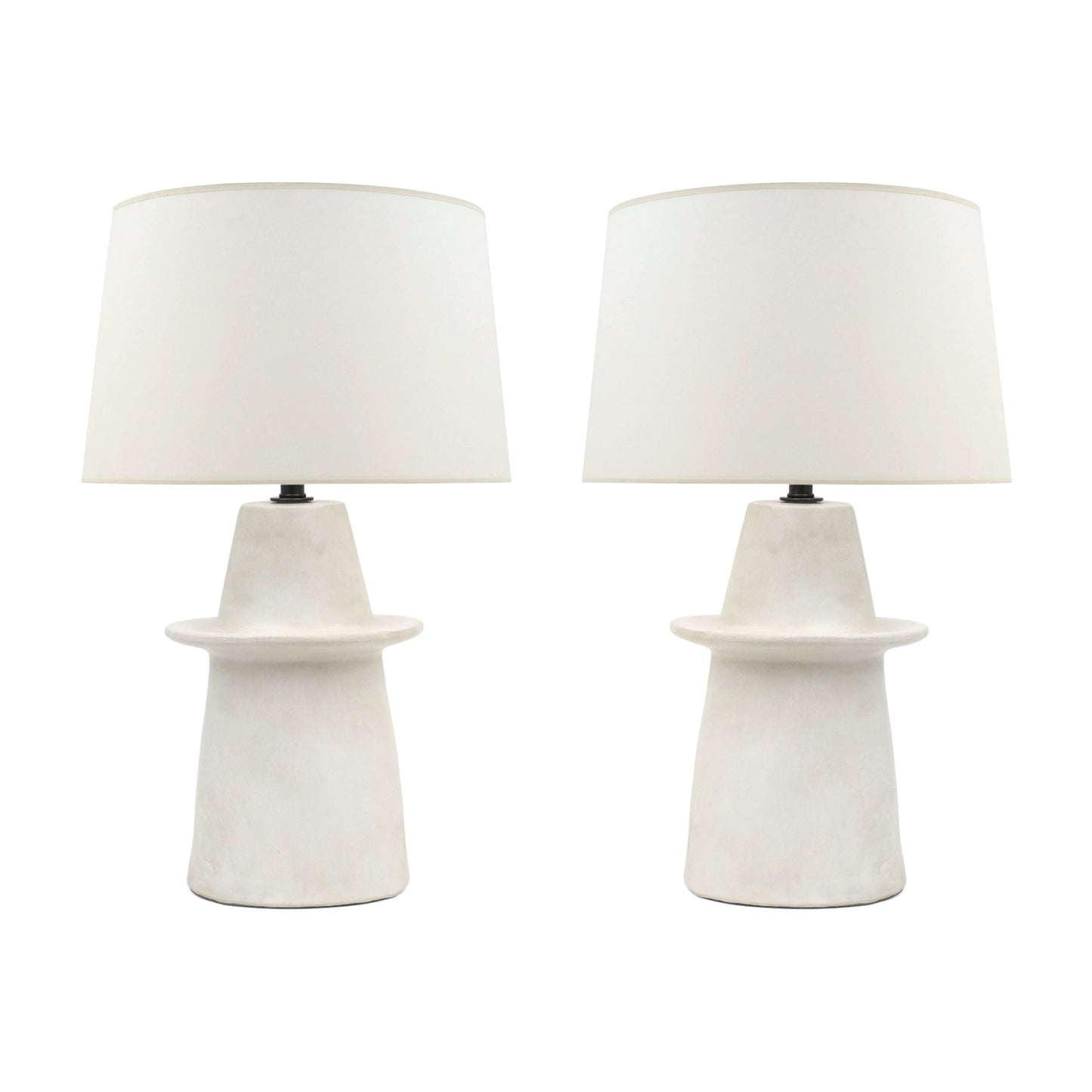 Pair of Plaster Lamps
