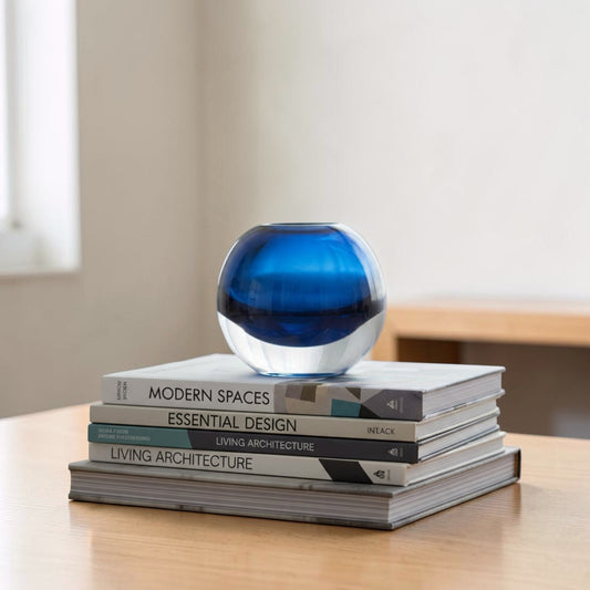 Blue Glass Vase