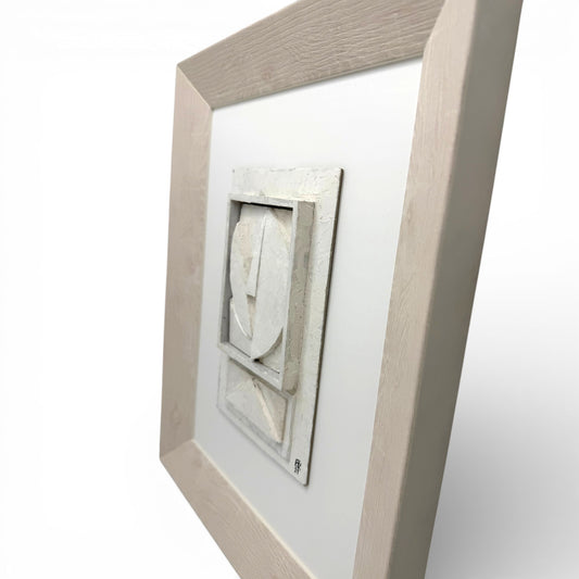 Framed Mixed Media Collage by Francois Viannay