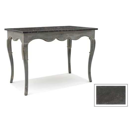 Painted Table with Faux Stone Top