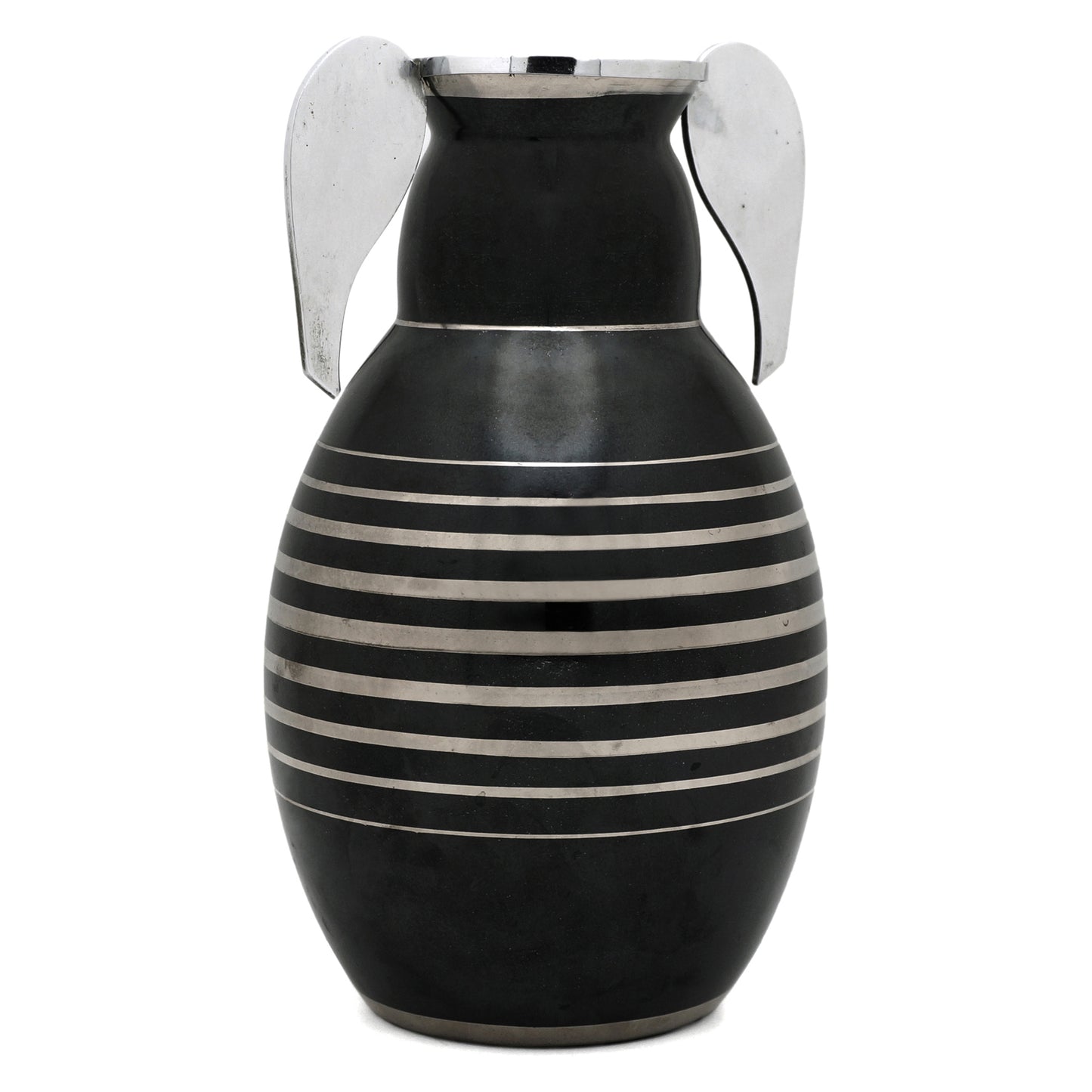 Black and Silver Vase