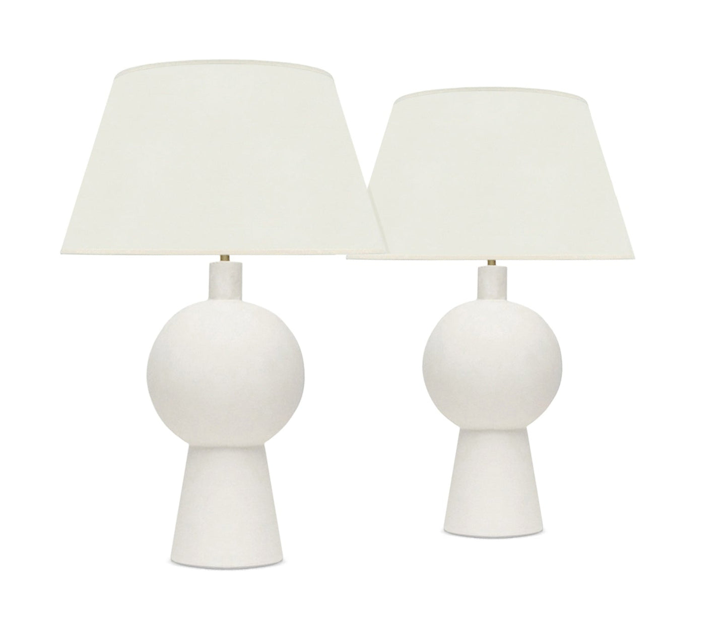 Pair of Plaster Lamps