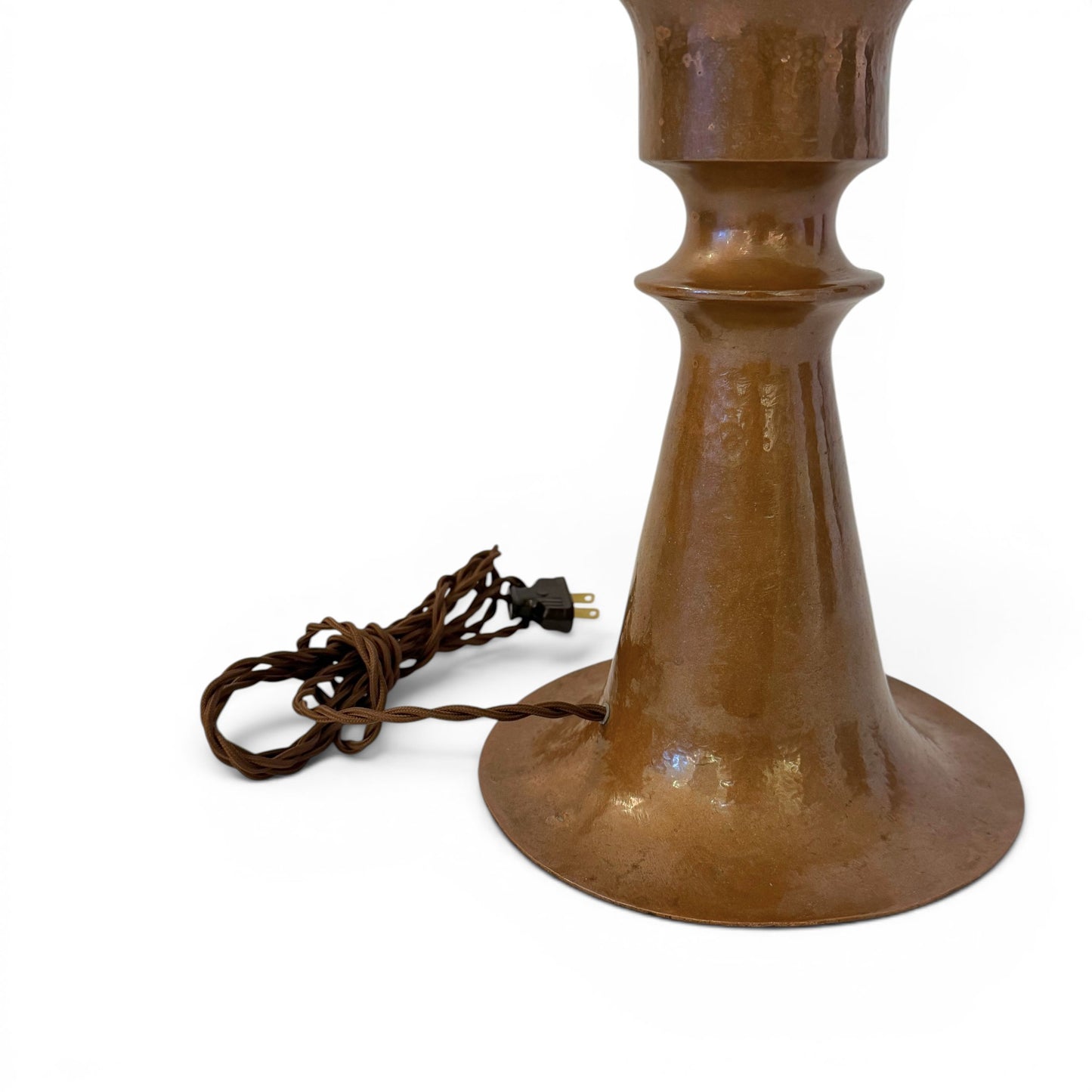 Hammered Copper Table Lamp