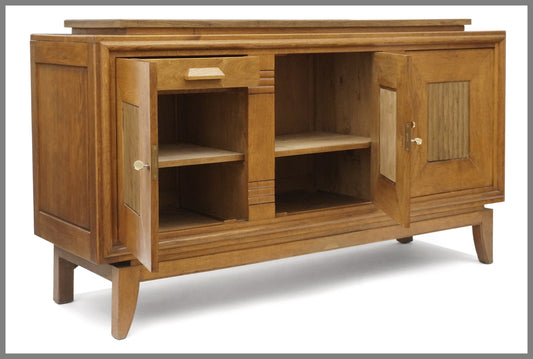 Oak Three Door French Sideboard