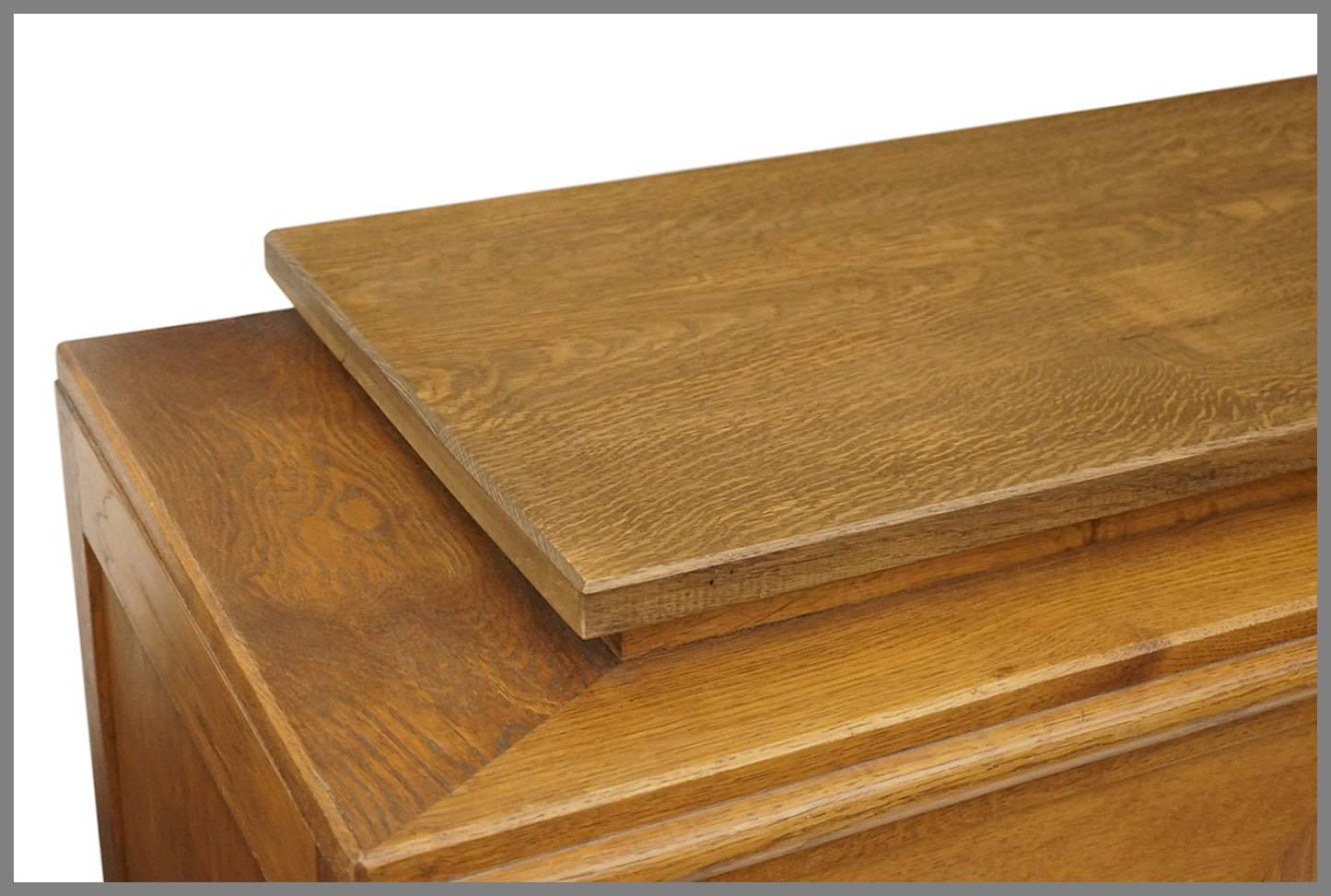 Oak Three Door French Sideboard