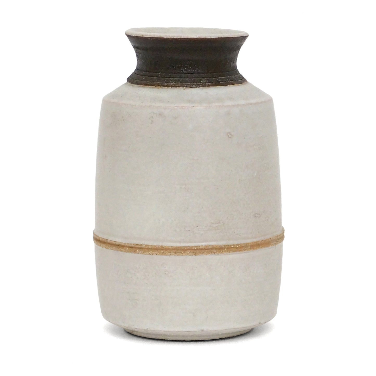 White Stoneware Vase