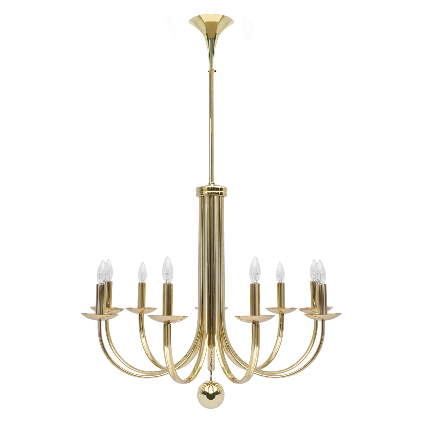 Italian Brass Chandelier