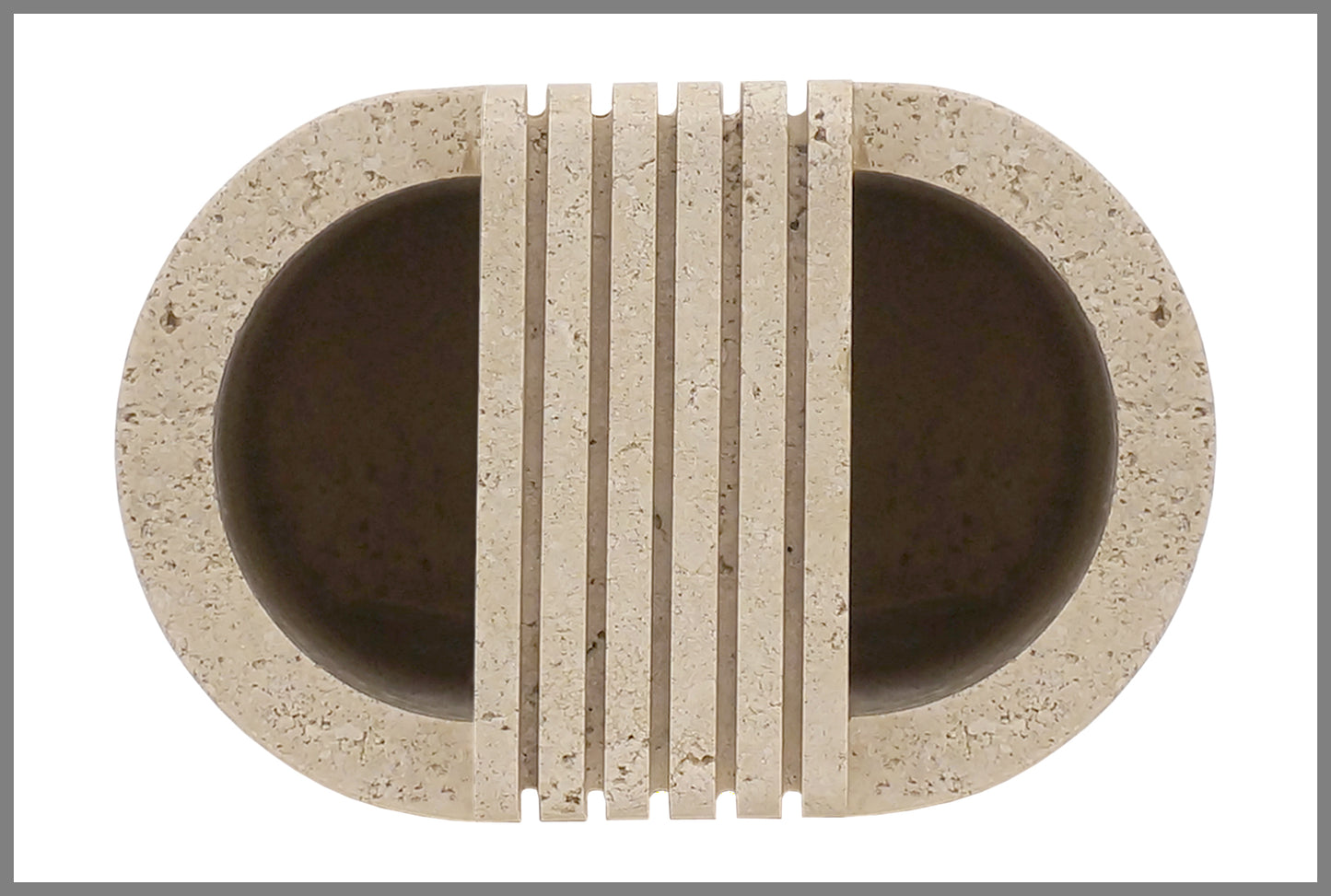 Italian Travertine Vase by Cerri Nestore