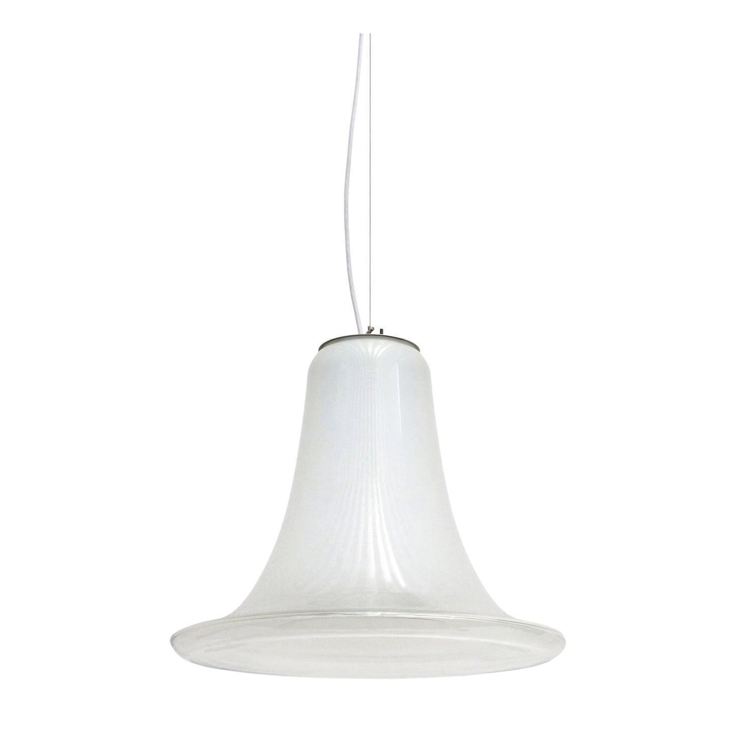 Trumpet Form Glass Pendant Light