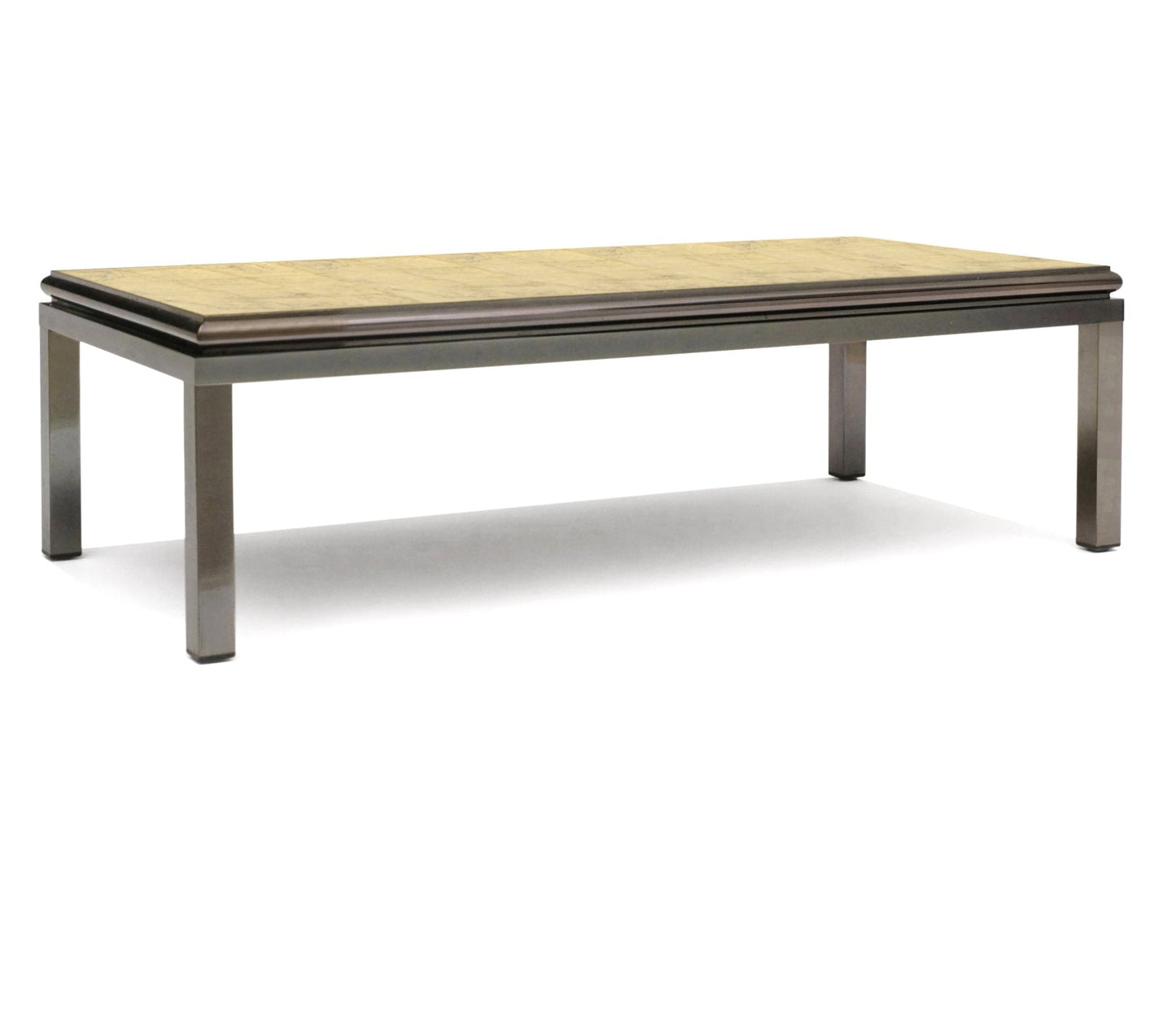 Metal and Glass Coffee Table