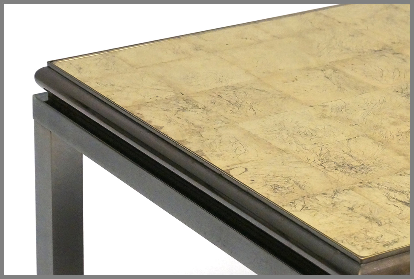 Metal and Glass Coffee Table