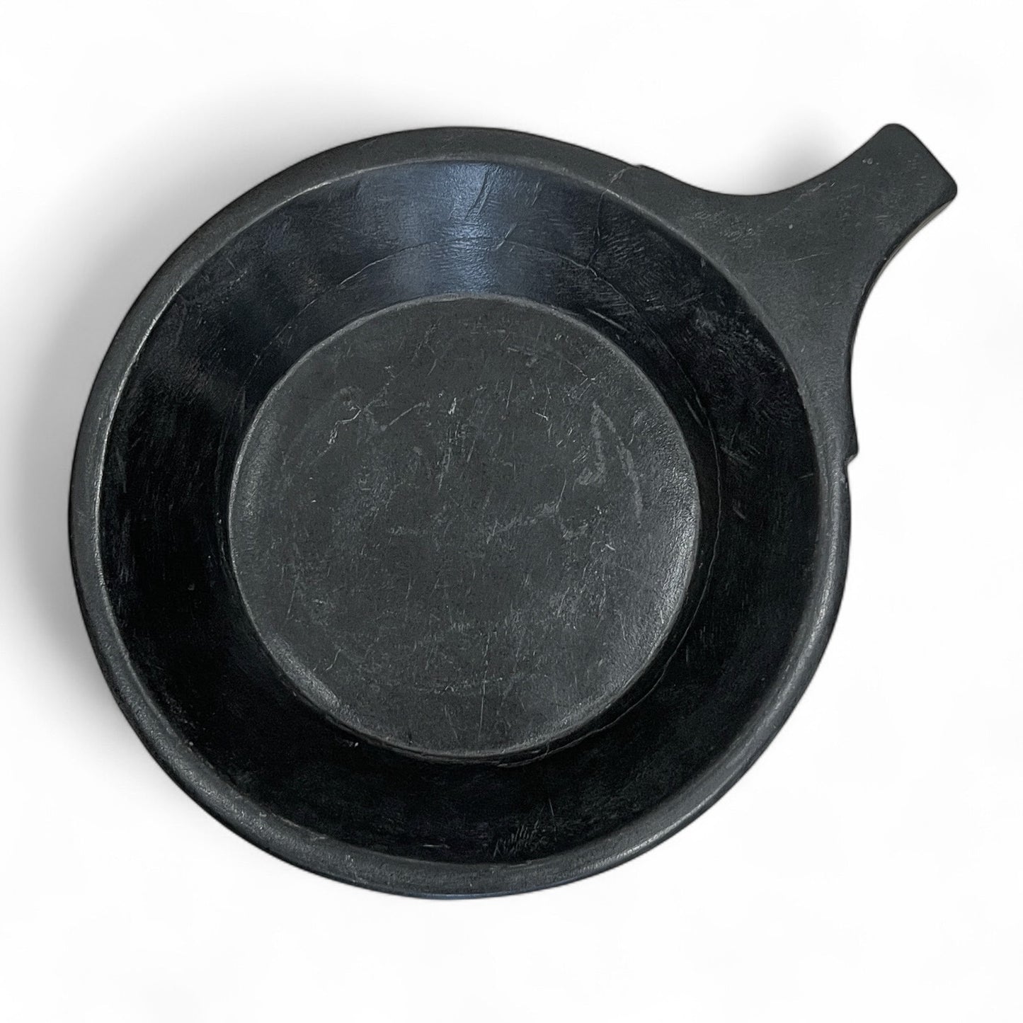 Black Marble Bowl with Handle
