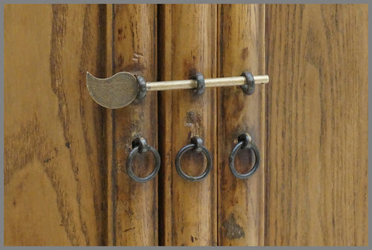 Two Door Chinese Elm Cabinet