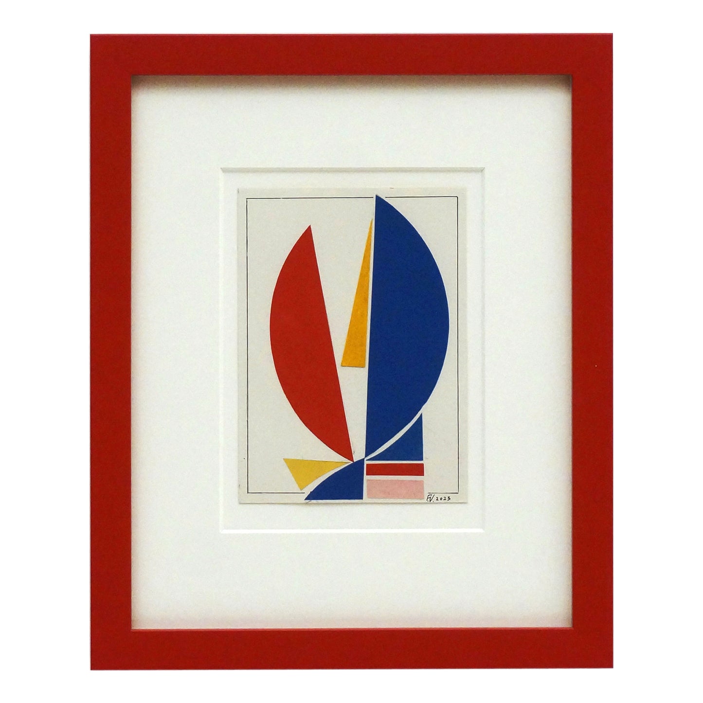 Abstract Collage of Head