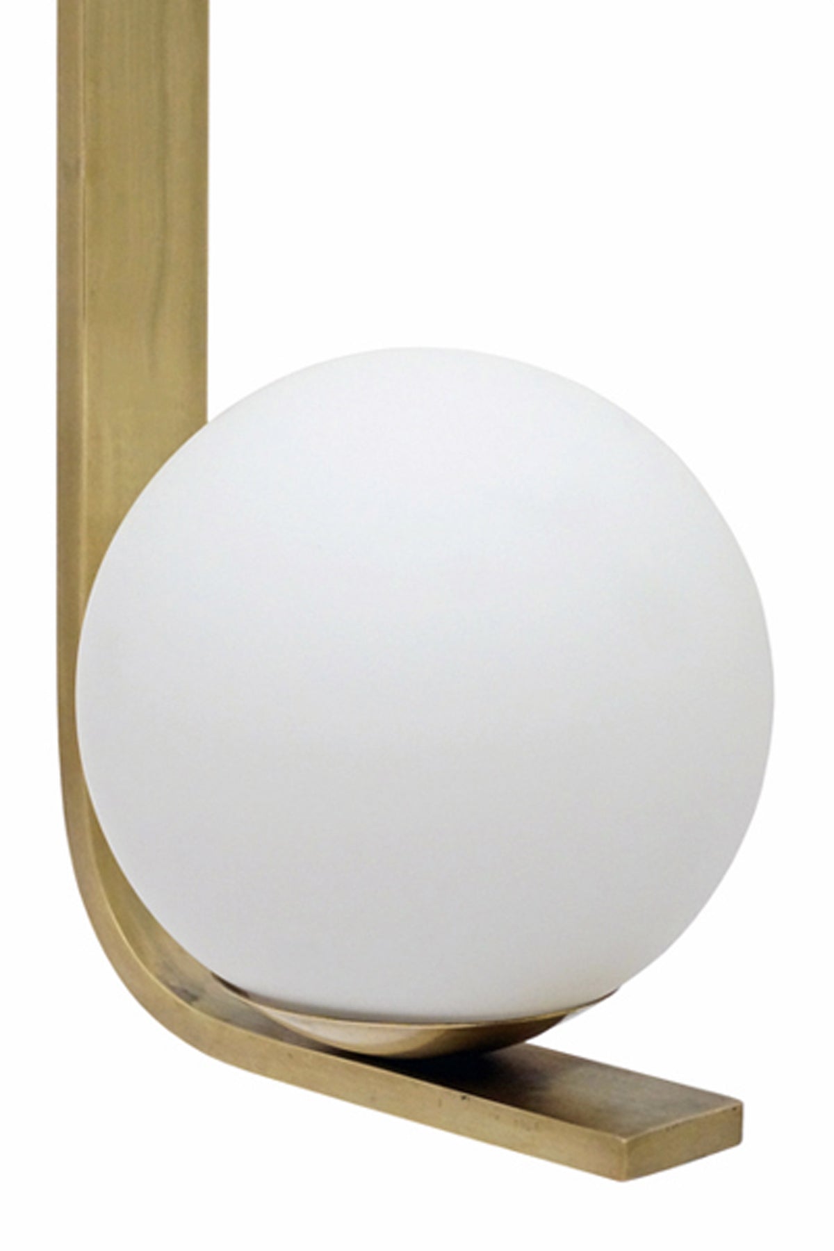 J Shaped Brass Ceiling Lights