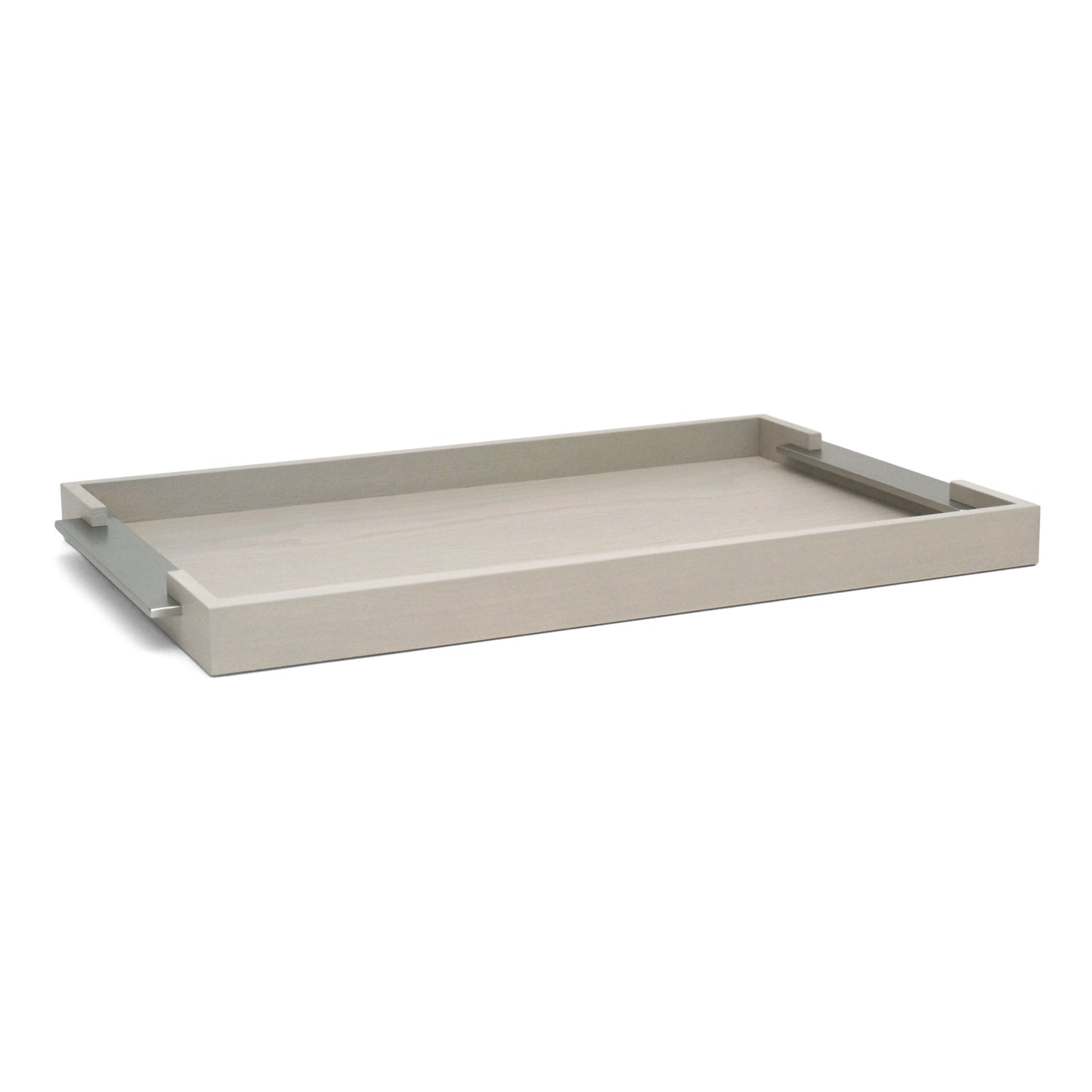 Ashwood Tray with Steel Handles