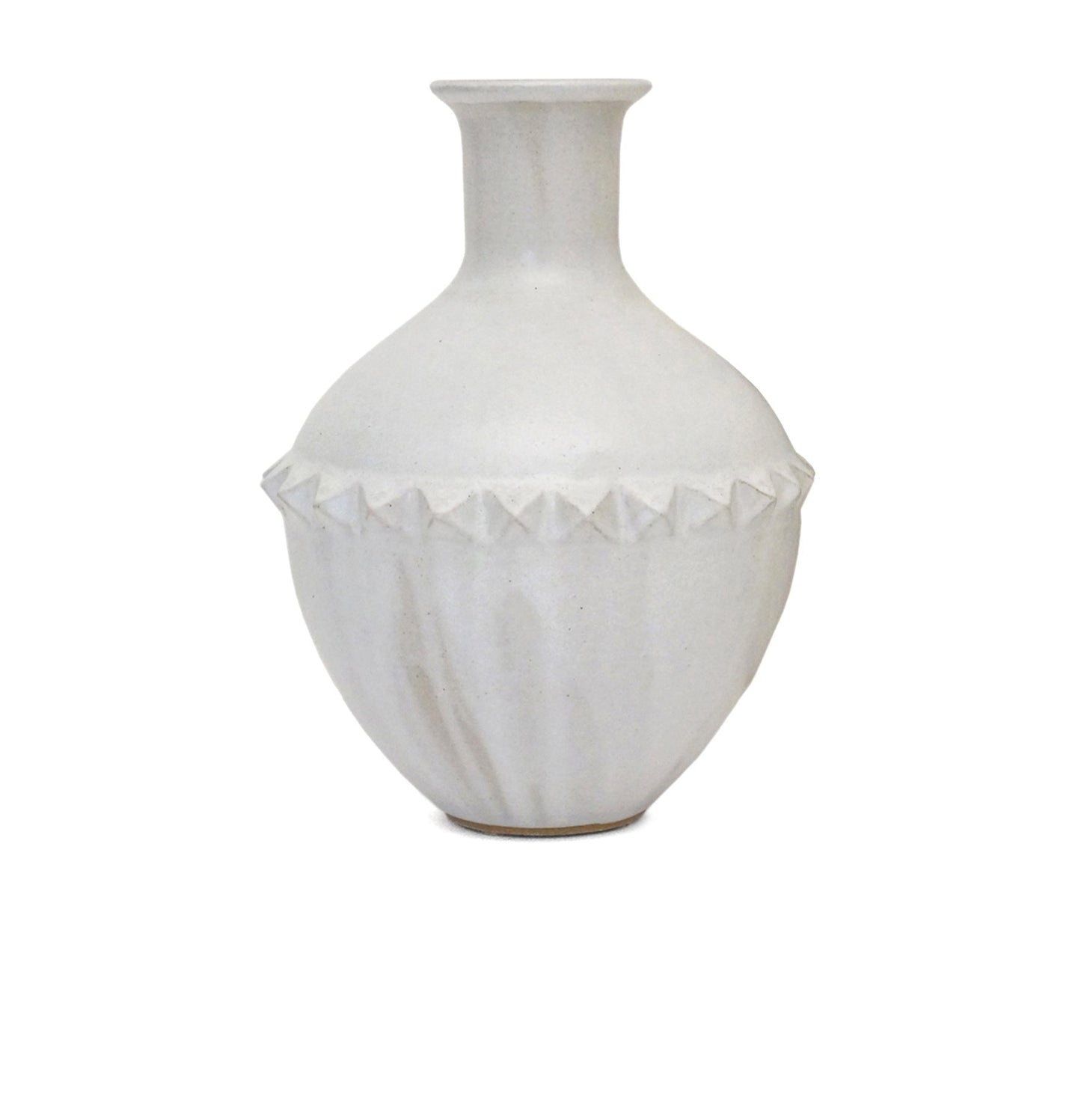 Studded Stoneware Vase
