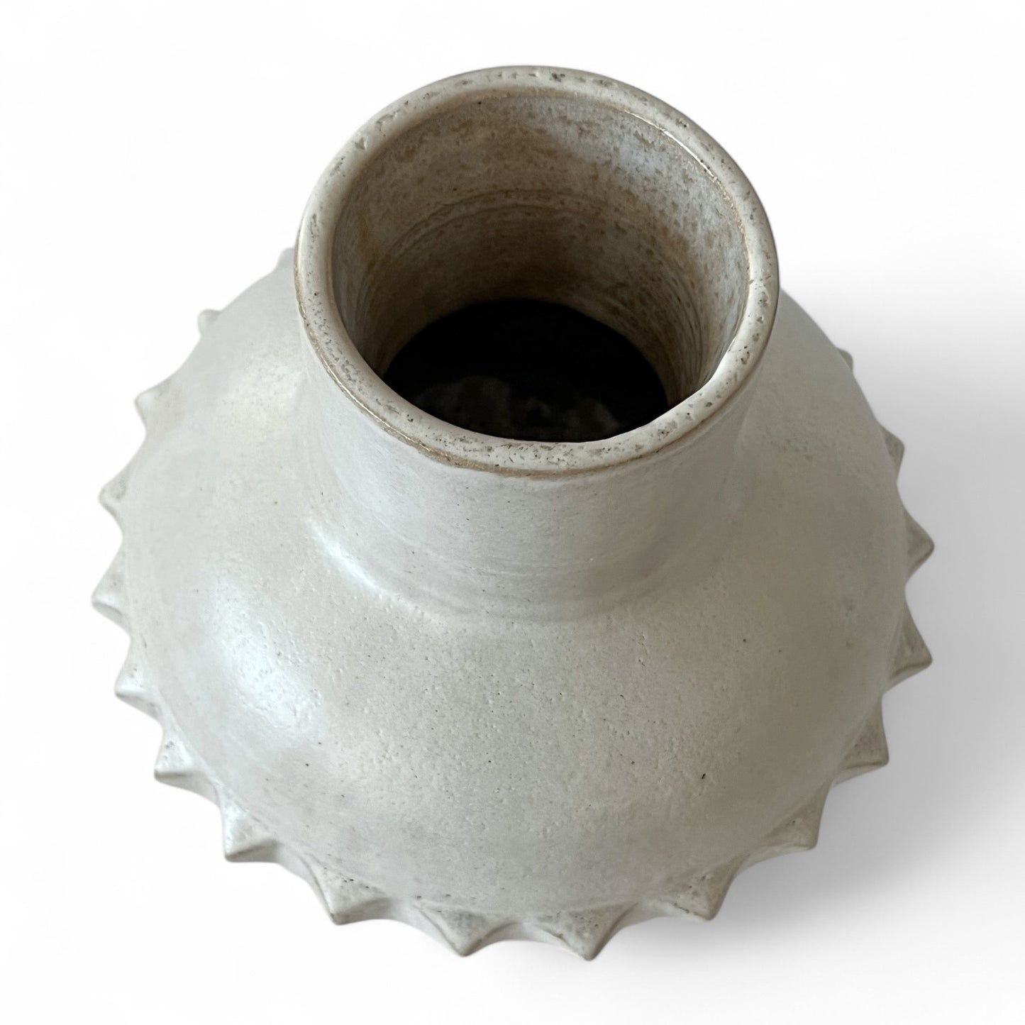 Studded Stoneware Vase