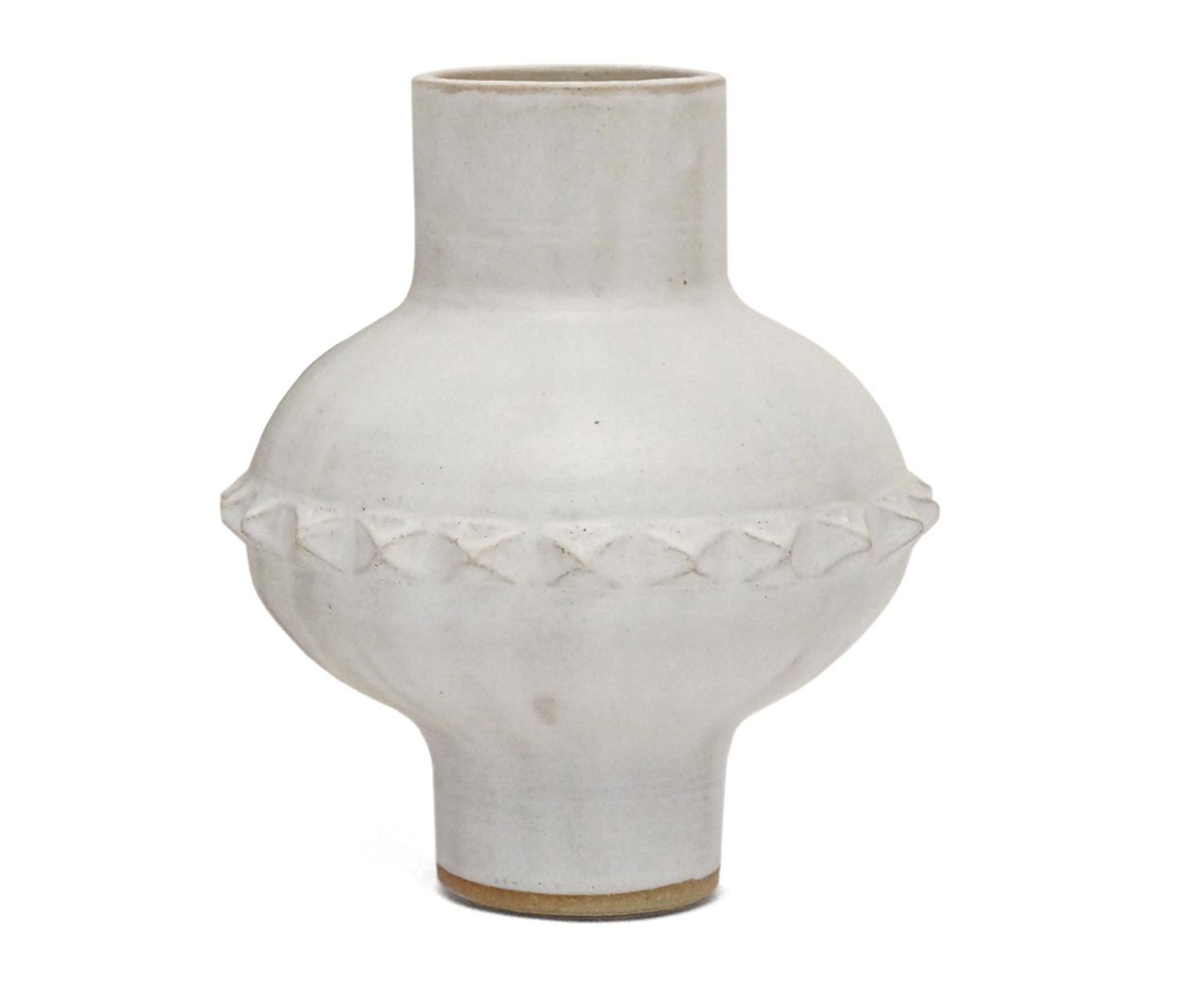 Studded Stoneware Vase
