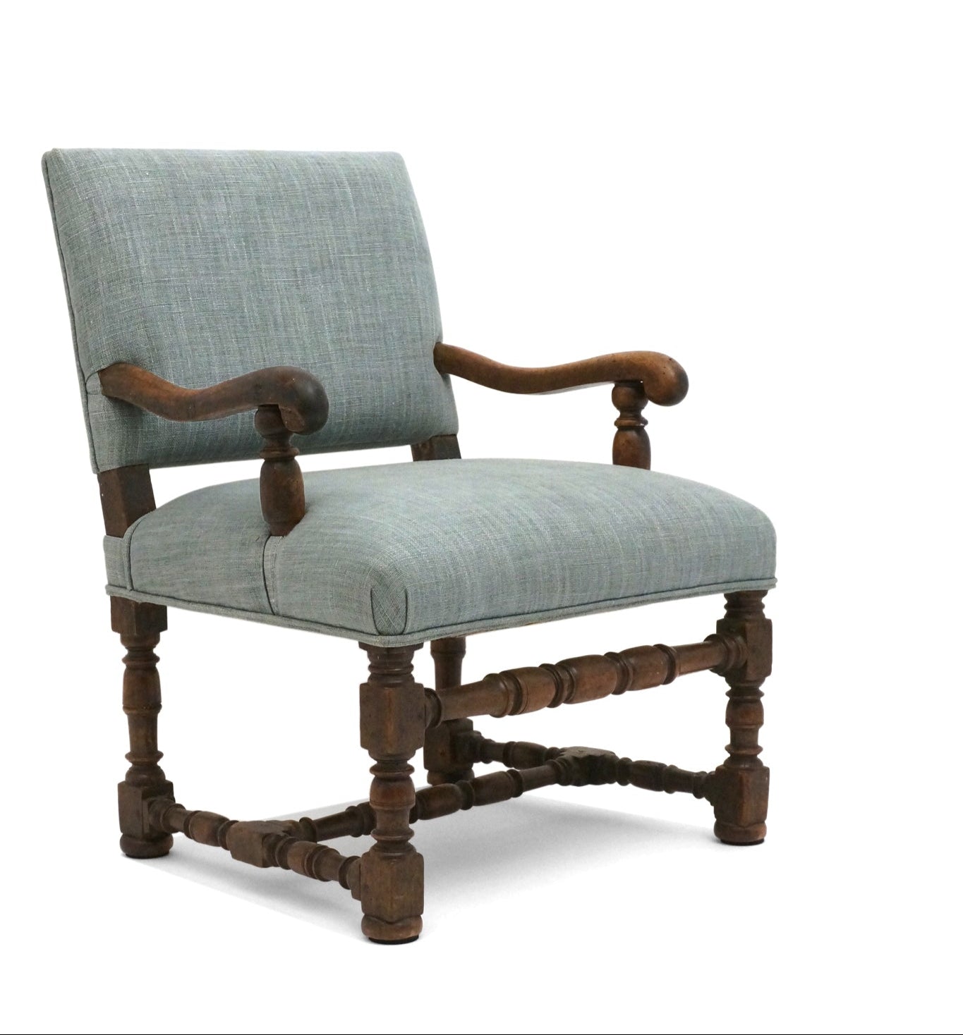 Louis XIII Walnut Armchair