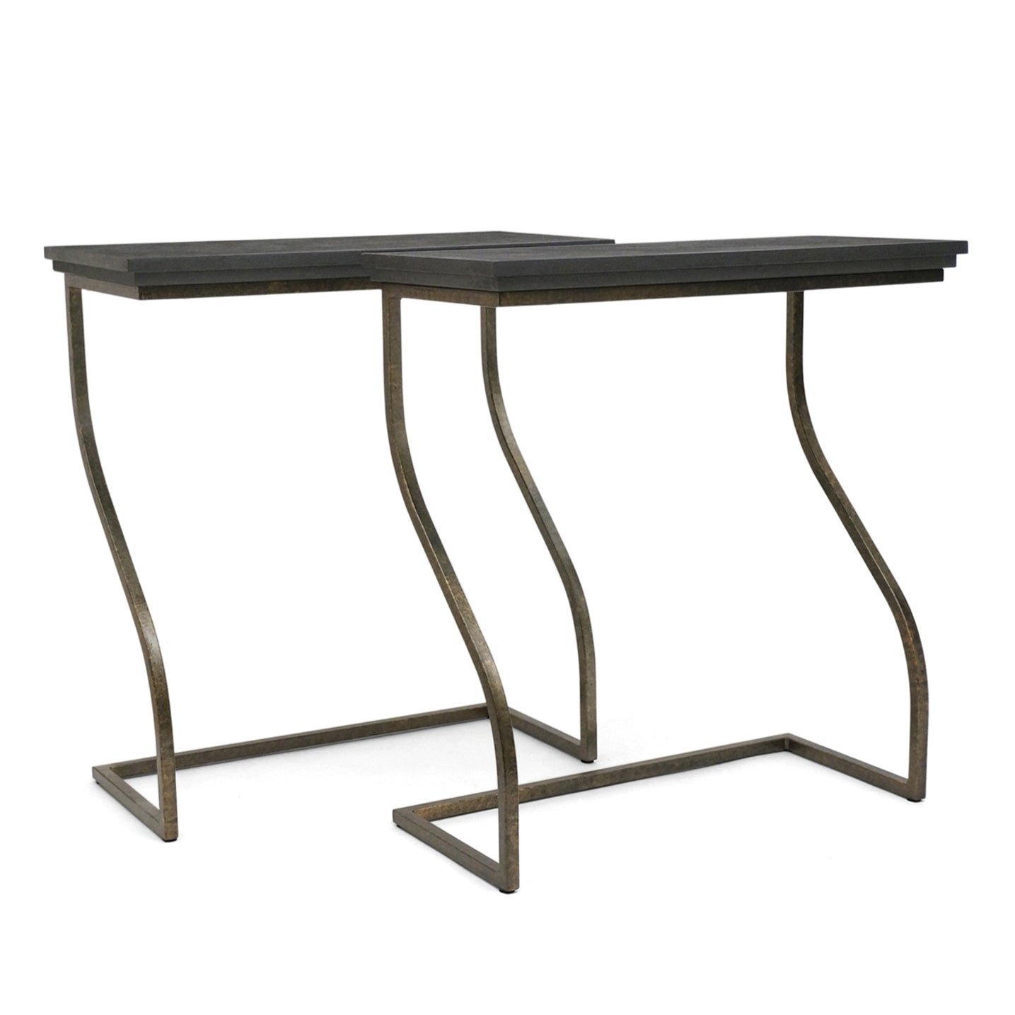 Pair of Gilt Iron Console Tables
