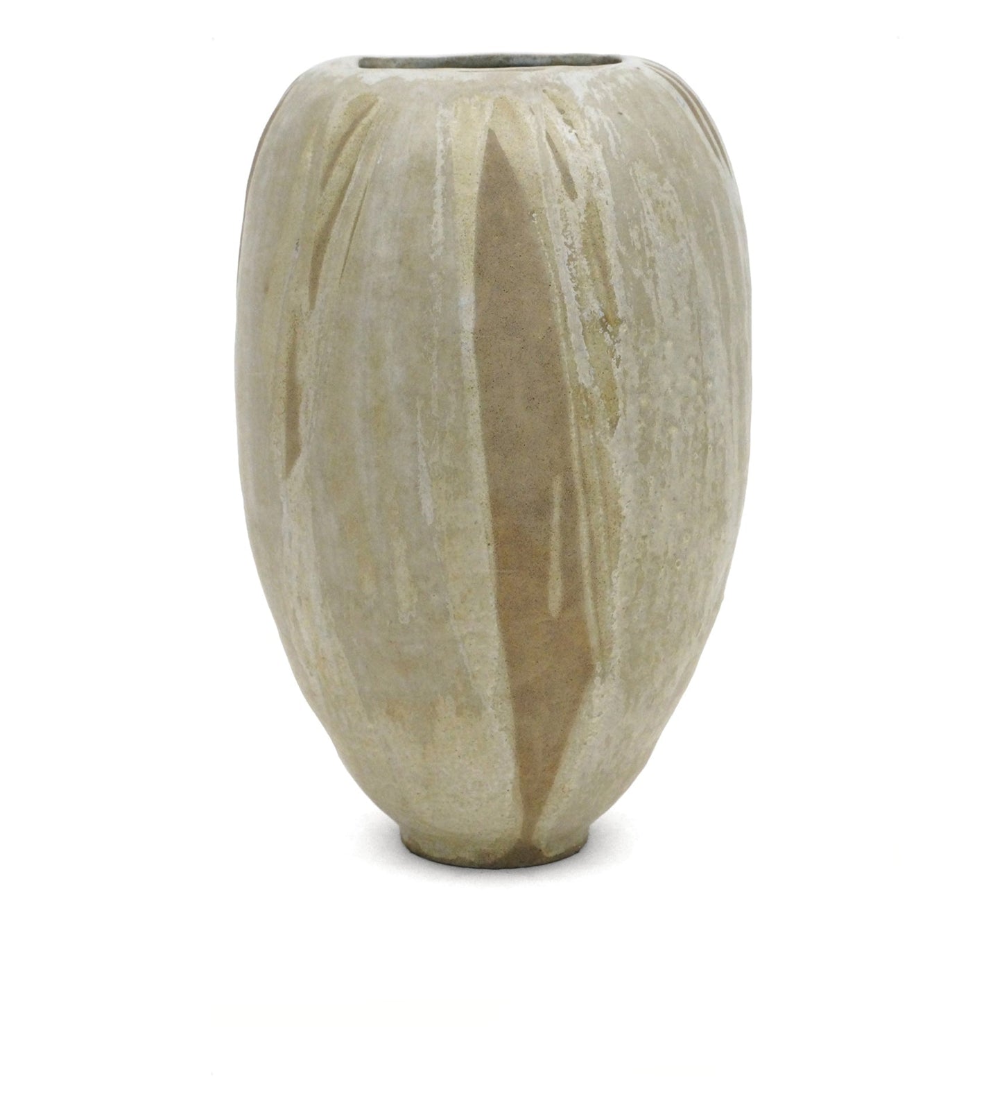 Very Large Drip Glazed Vase