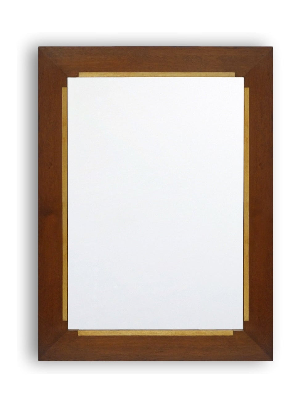 Oak and Gilt Mirror