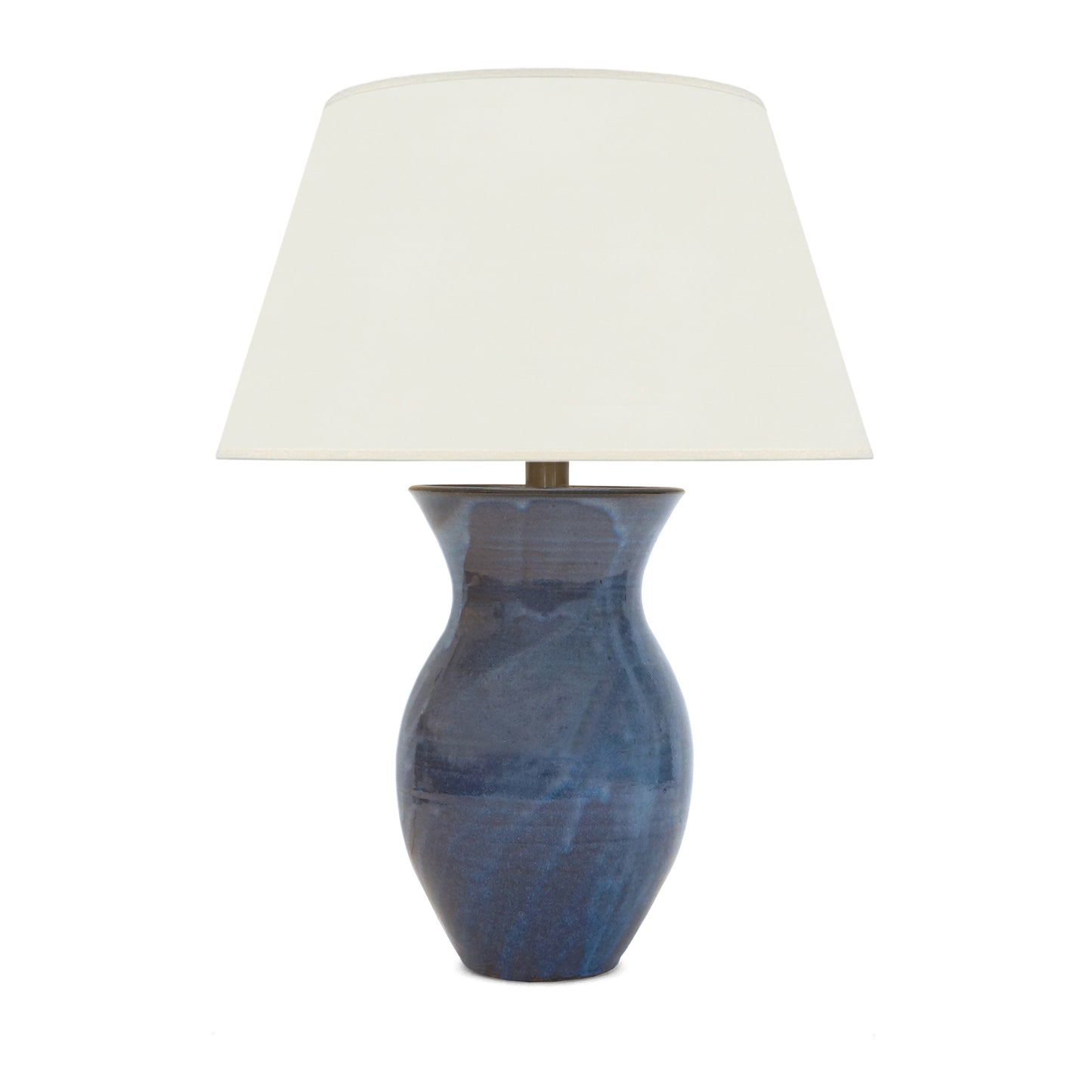 Blue Drip Glazed Table Lamp