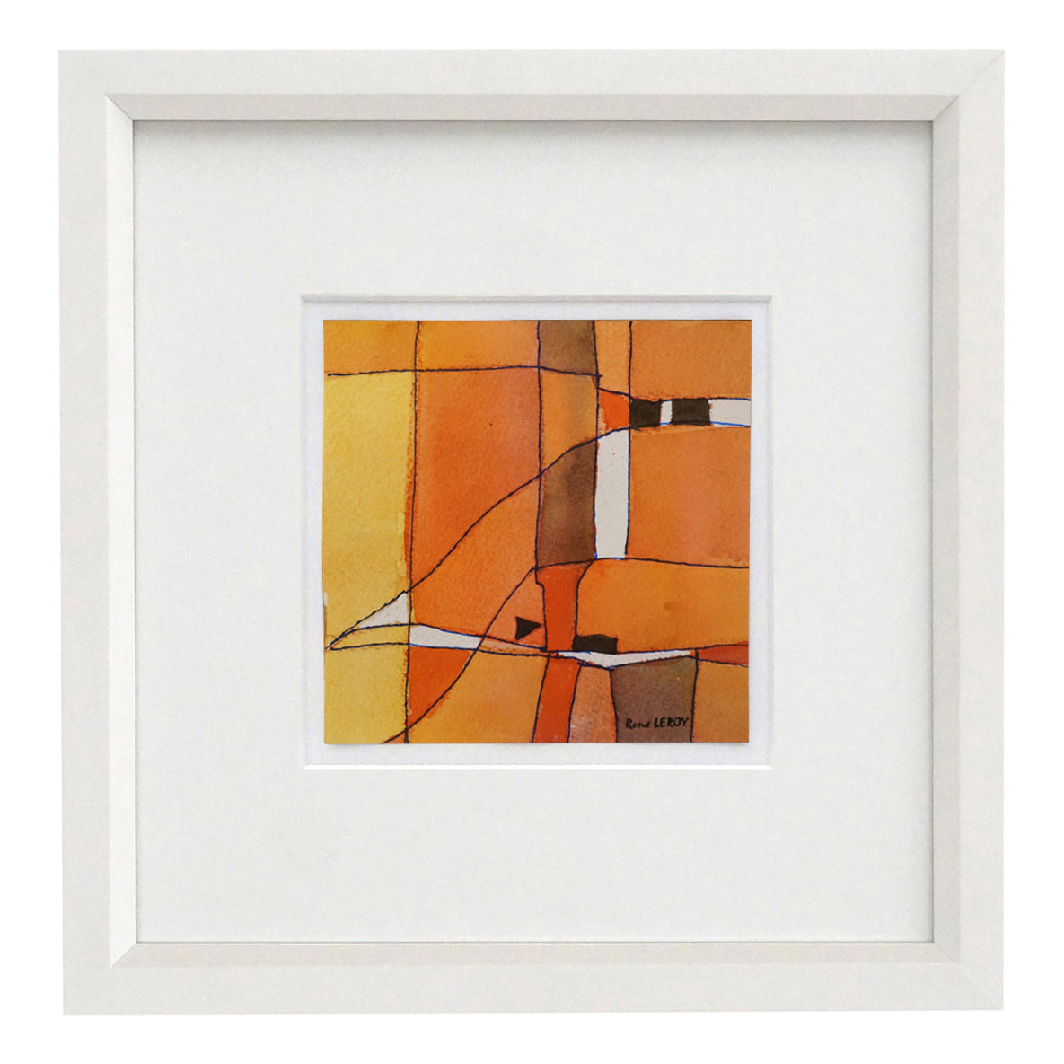 Abstract Watercolor Painting