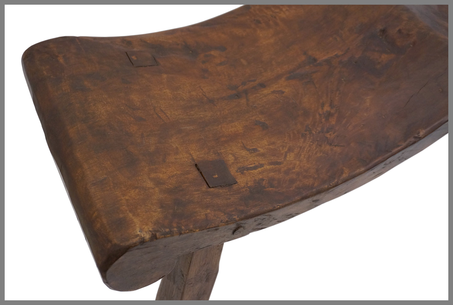 Hand Carved Suar Wood Bench