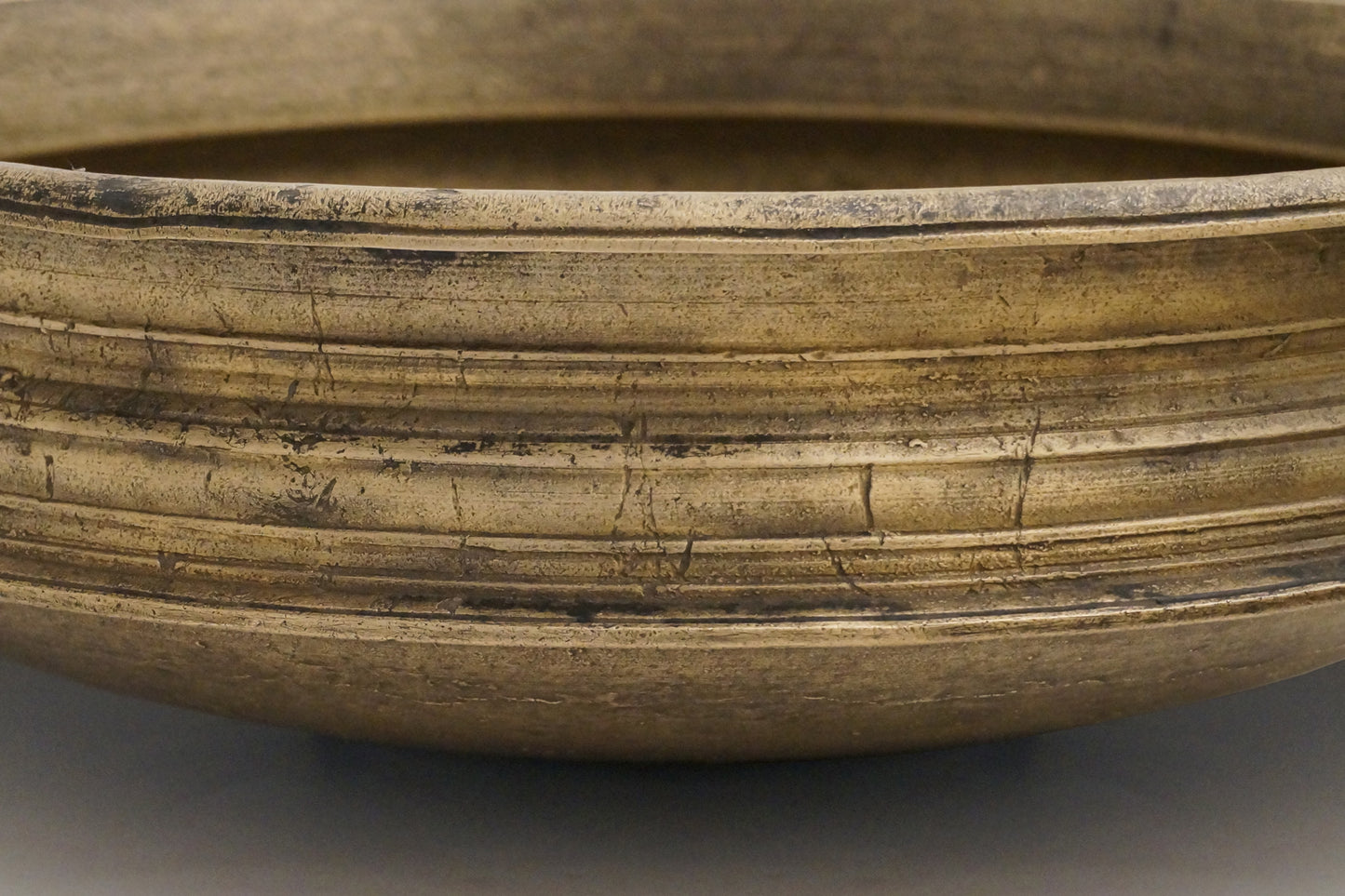 Large Cast Bronze Bowl