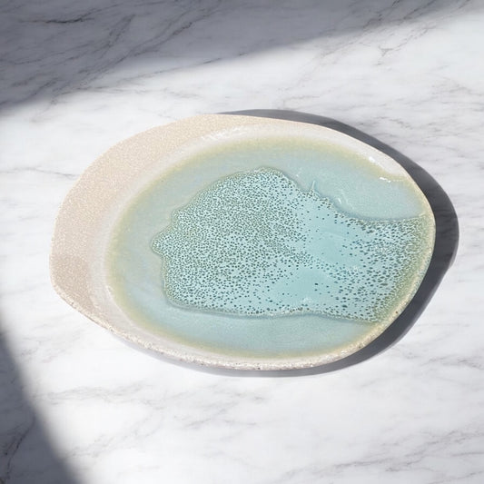 Handmade French Stoneware Dish