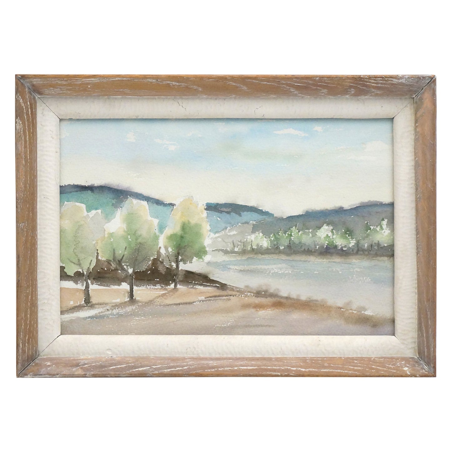 French Watercolor Landscape