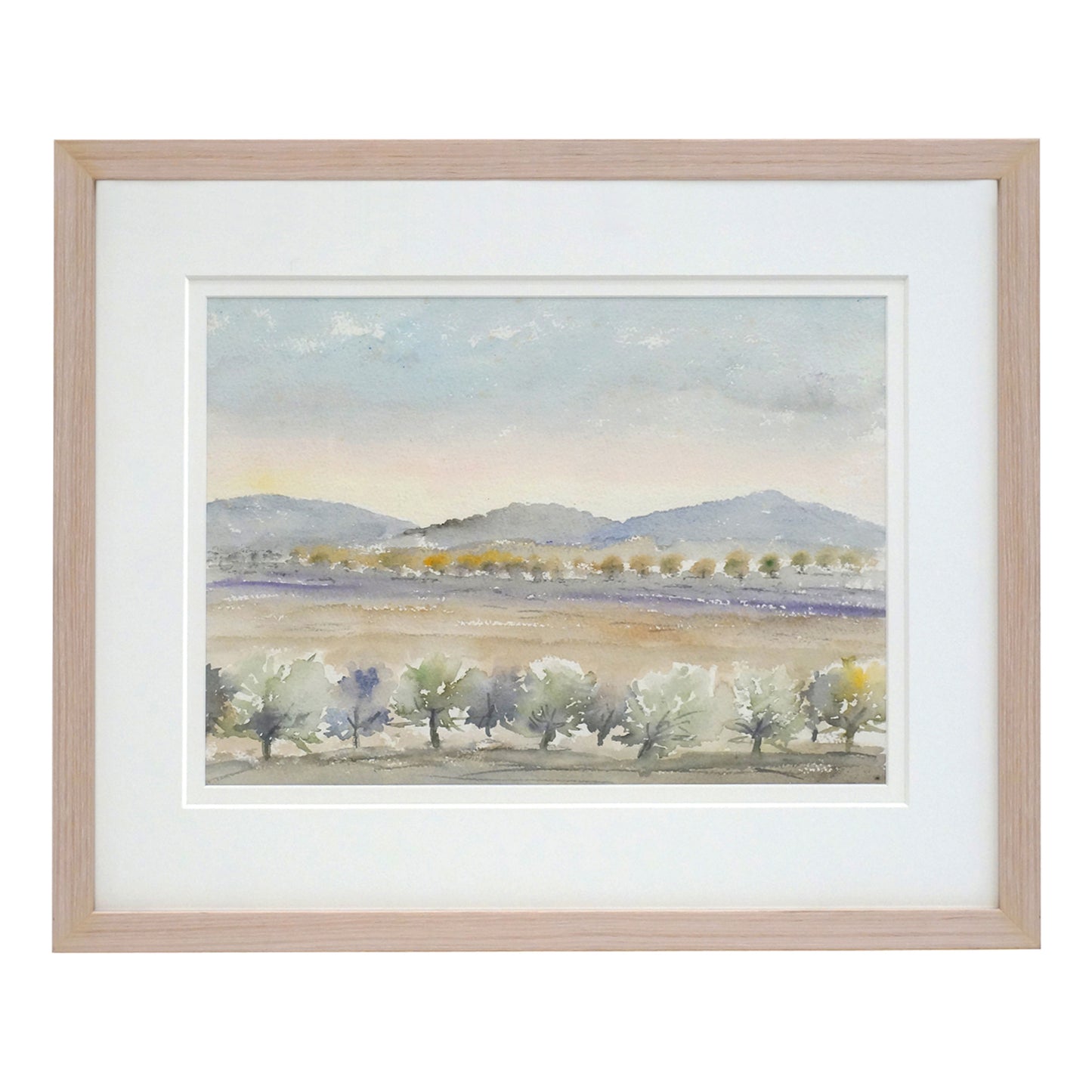 French Watercolor Landscape