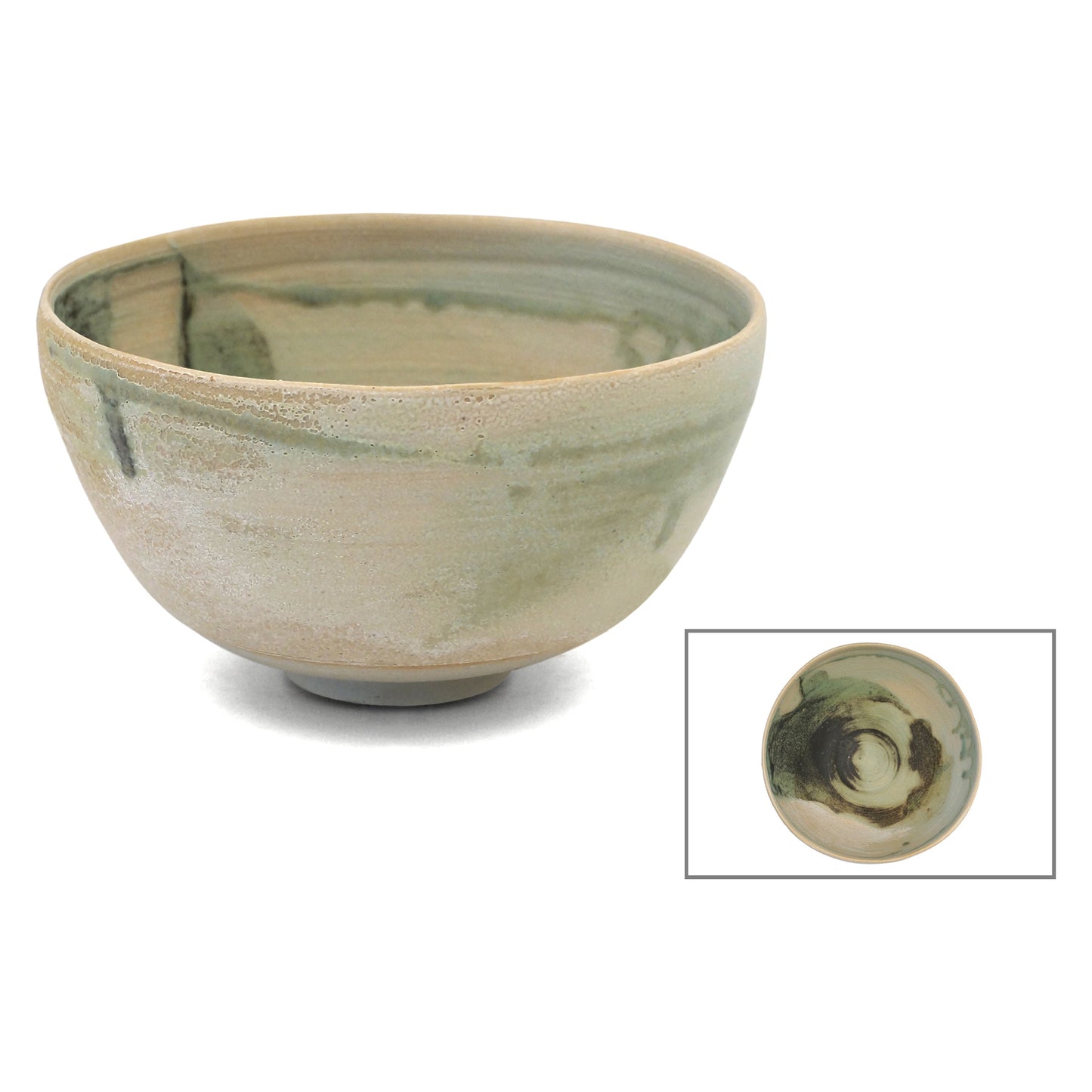 Abstract Stoneware Bowl
