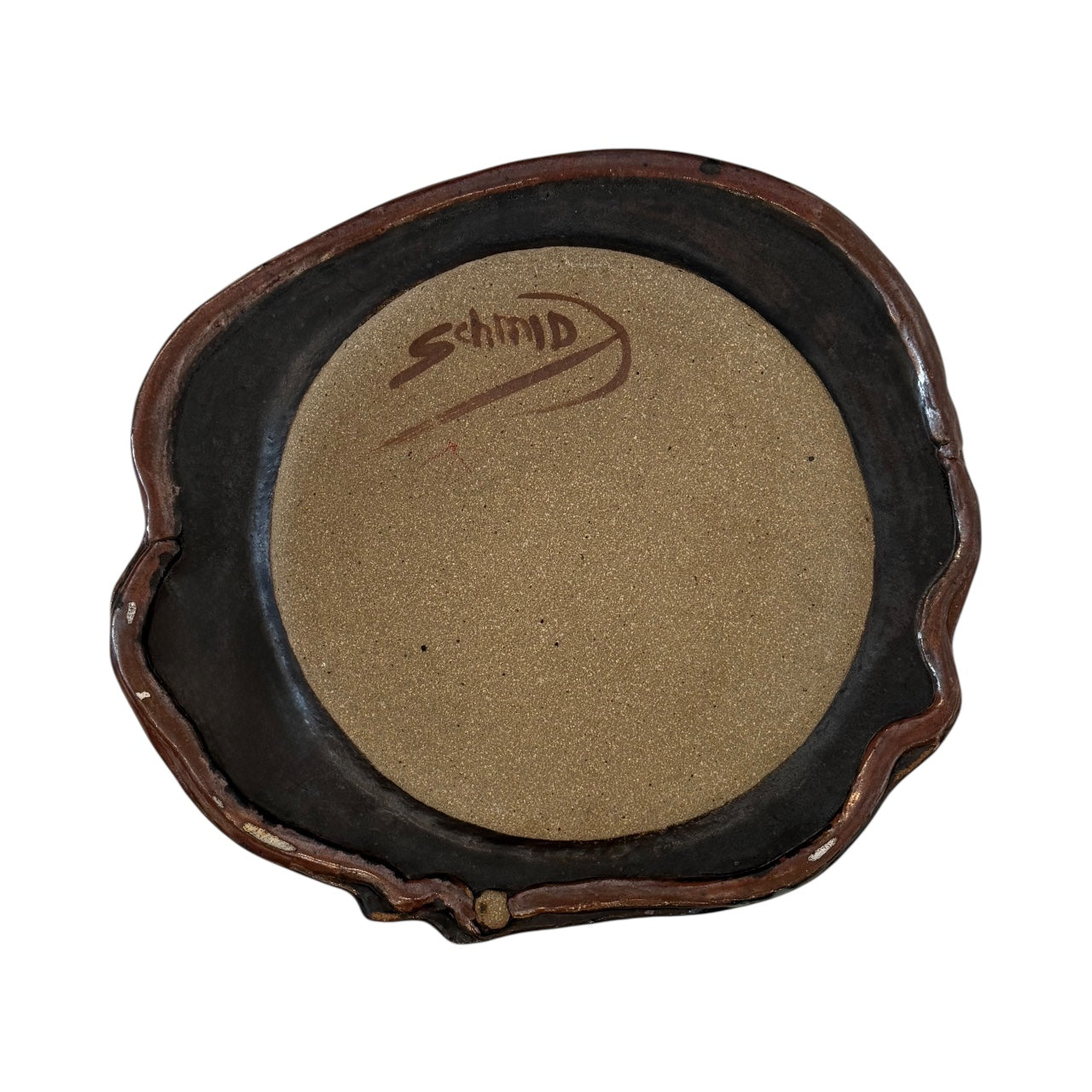 Abstract Stoneware Platter