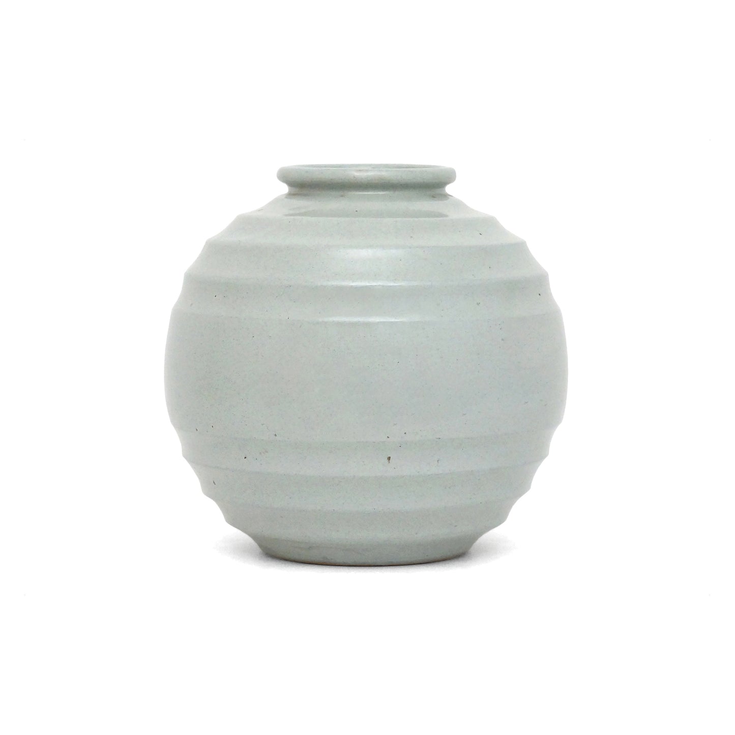 Light Green/Gray Ceramic Vase