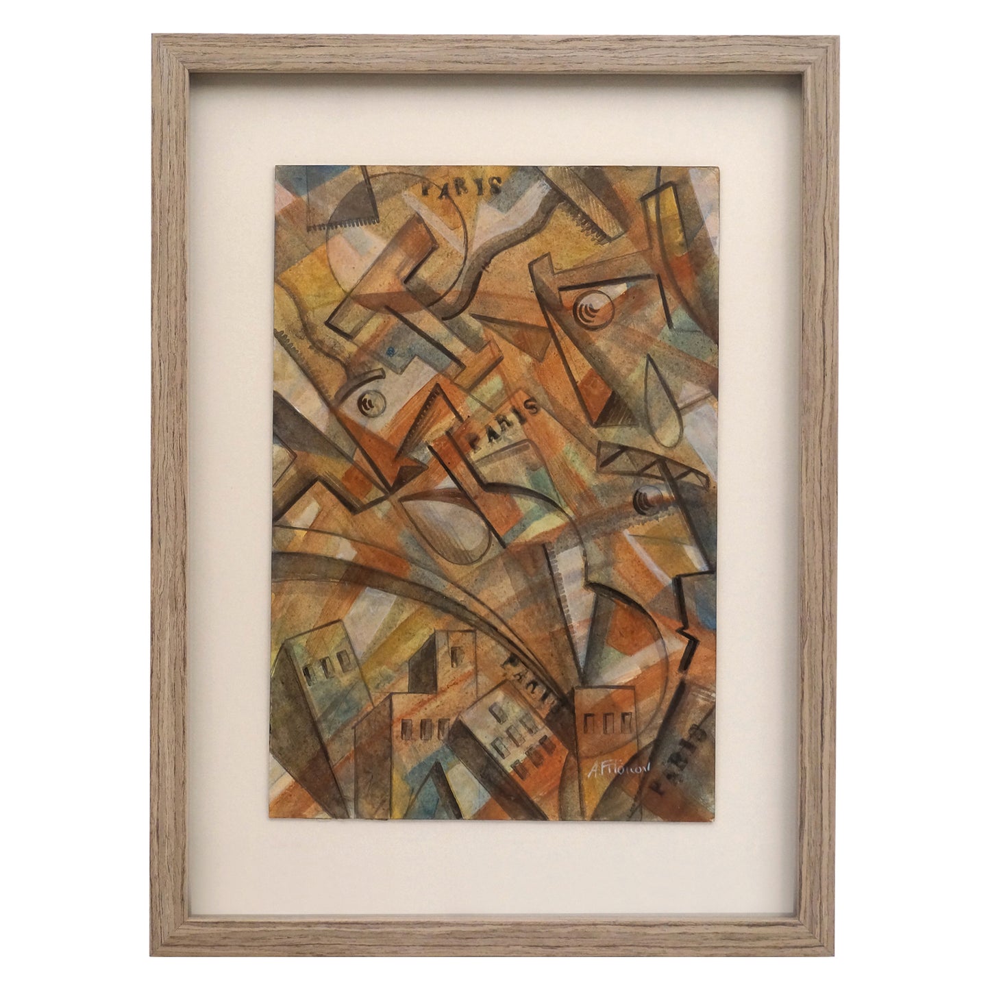 Abstract Russian Watercolor