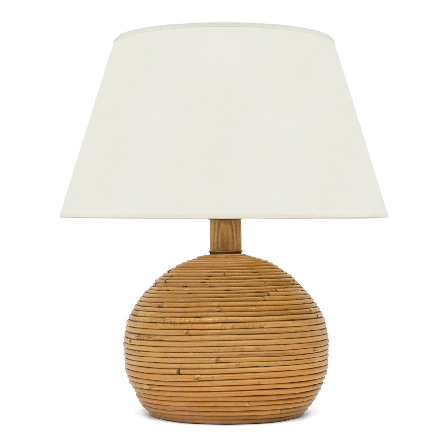 Circular Rattan Table Lamp